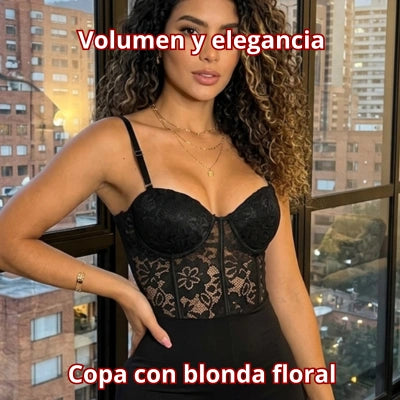 Enterizo Blonda Copa Tiras Marsella