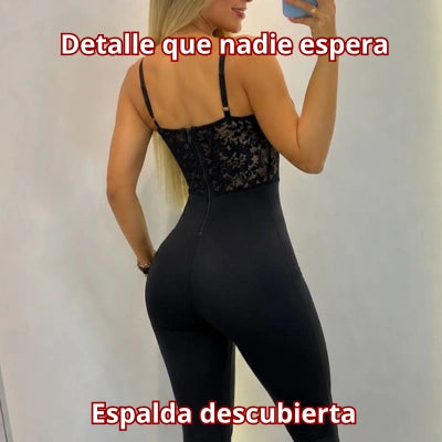 Enterizo Blonda Copa Tiras Marsella