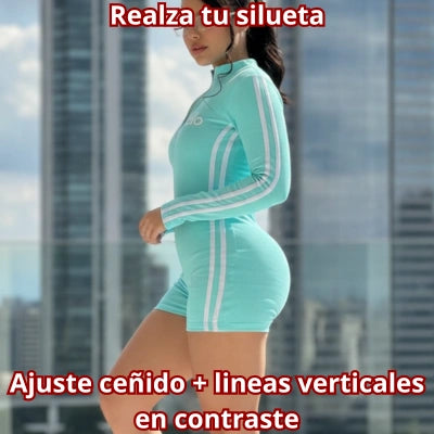 Enterizo Rib Silueta Vital