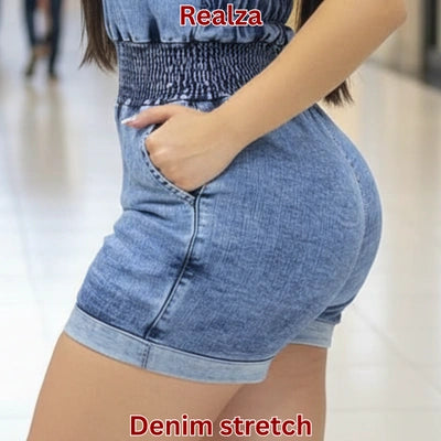 Enterizo Short Denim Brisa Libre