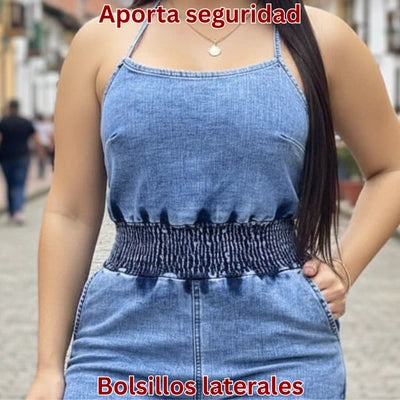 Enterizo Short Denim Brisa Libre