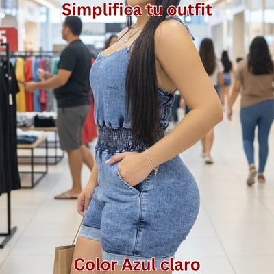 Enterizo Short Denim Brisa Libre