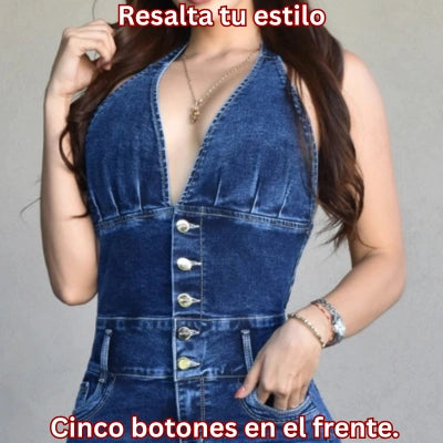 Enterizo Denim One-Step