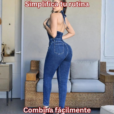 Enterizo Denim One-Step