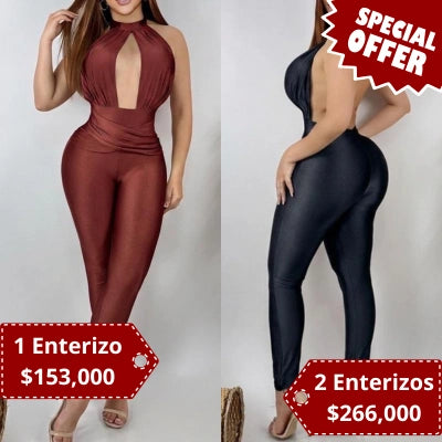 Enterizo Mabel Escote Halter