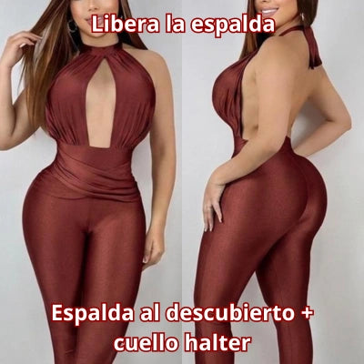 Enterizo Mabel Escote Halter