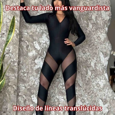 Enterizo "Geometría Nocturna"
