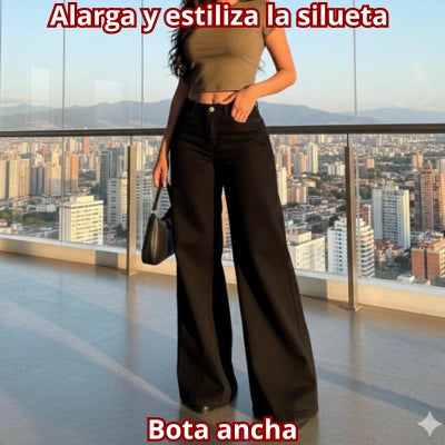 ESSENZIA NOIR — Jean Wideleg Negro Tiro Alto