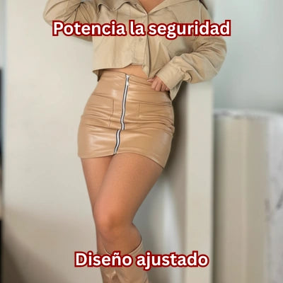 Falda “Cierre Power” Cuerina Premium