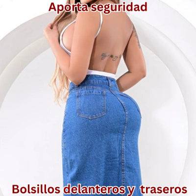 Falda Maxi Brillos Confianza Total