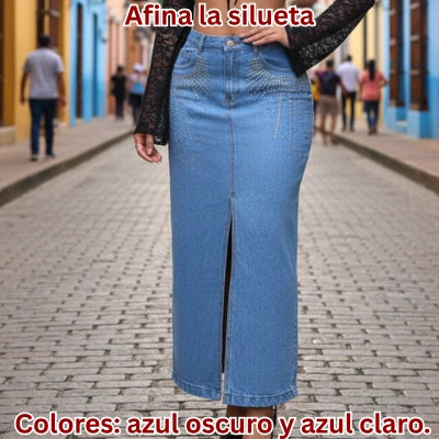 Falda Maxi Brillos Confianza Total