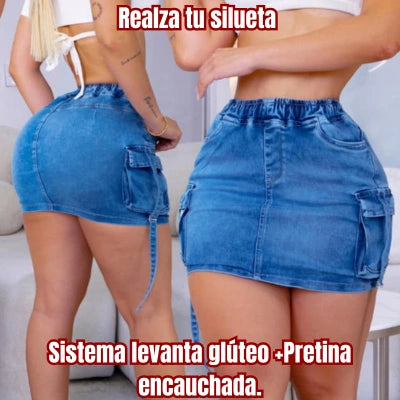 Falda Urbana Estilo Libre K-Denim