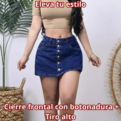 Falda Short Brisa Denim