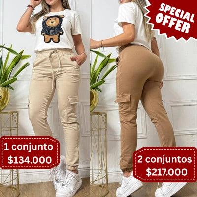 Conjunto Cargo Oso CozyStreet