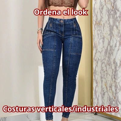 Skinny IndustrialFit – Moldeador Alto