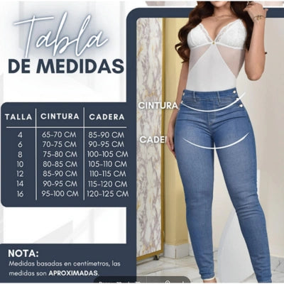 Skinny IndustrialFit – Moldeador Alto