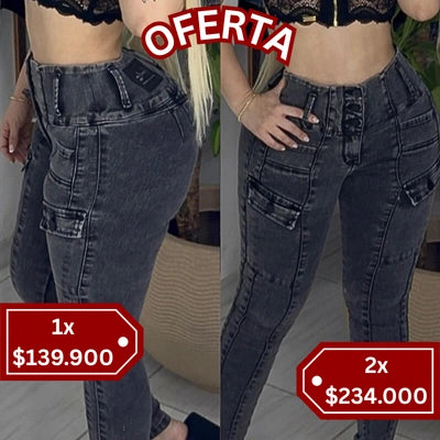 Jean Gris Skyline CargoFit Skinny