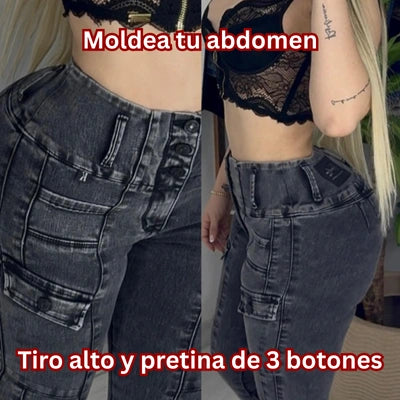 Jean Gris Skyline CargoFit Skinny