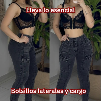Jean Gris Skyline CargoFit Skinny