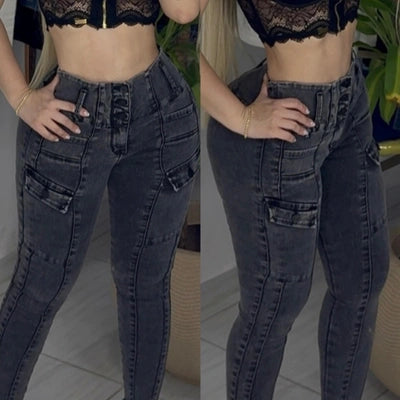 Jean Gris Skyline CargoFit Skinny
