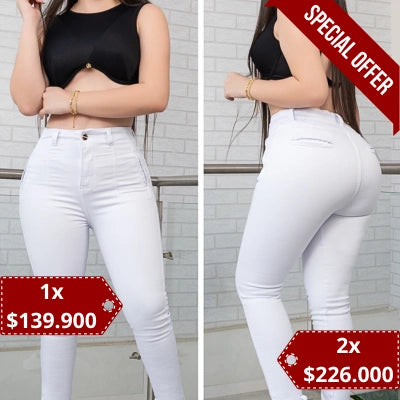 Blanco Icono Skinny