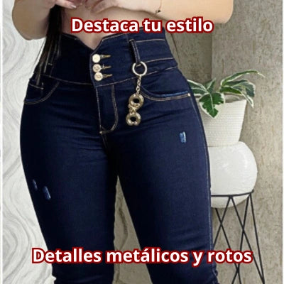 Jean SculptFit Premium – Tiro Alto Control