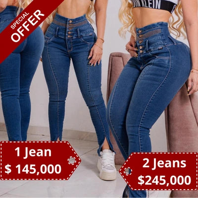 Skinny Costillero Corte Alto
