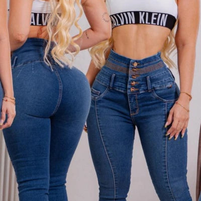 Skinny Costillero Corte Alto