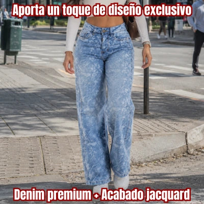 Jean Flare Auténtico Jacquard