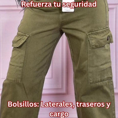 Cargo Sculpt Verde Militar – Control & Estilo