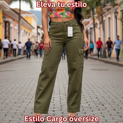 Cargo Sculpt Verde Militar – Control & Estilo