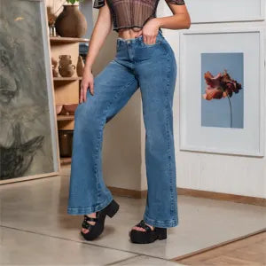 Denim Nébula – Palazzo Pure Fit