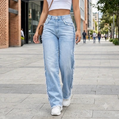 Palazzo Denim Libertad Lateral