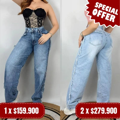 Palazzo Denim Libertad Lateral