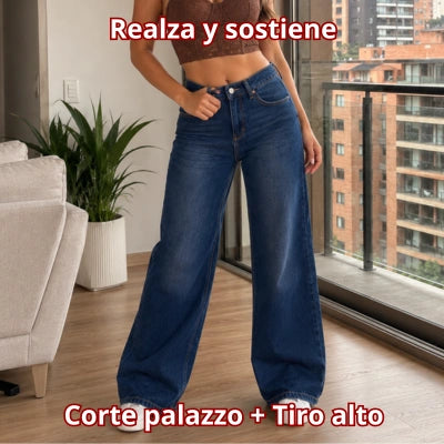Jean Palazzo Aura Denim