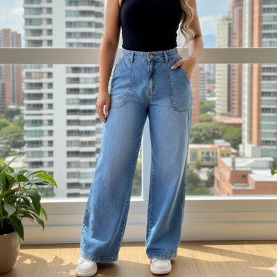 Wide Leg Prada Hielo