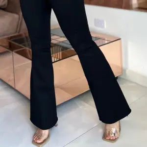 Jean bota campana negro
