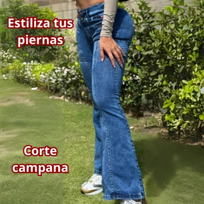 Jeans Cargo Campana Sculpt