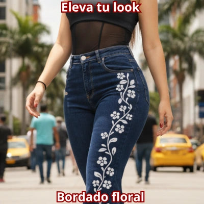 Jeans “Flor que Brilla”