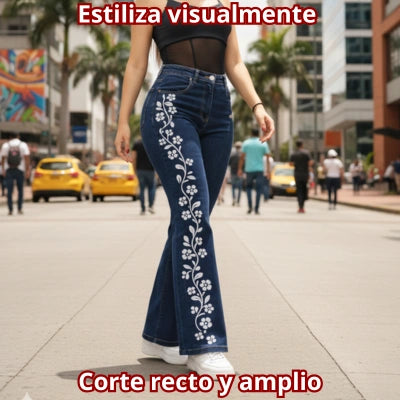 Jeans “Flor que Brilla”