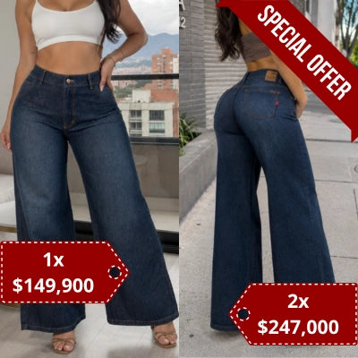 Jean Wide Leg "Vuelo Índigo"
