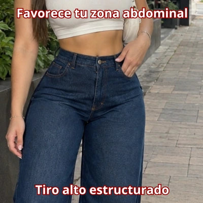 Jean Wide Leg "Vuelo Índigo"