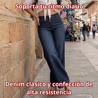 Jean Wide Leg "Vuelo Índigo"