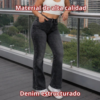 Jean Wide Leg "Carbón Absoluto"