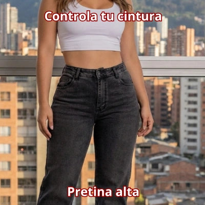 Jean Wide Leg "Carbón Absoluto"
