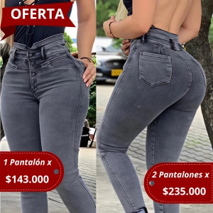 Jeans Gris Humo Strech