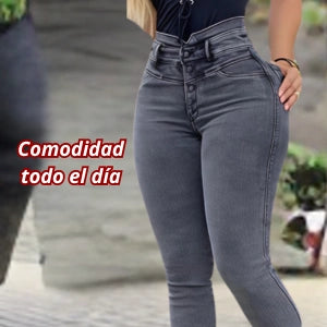 Jeans Gris Humo Strech