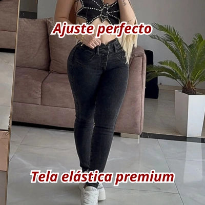 Jeans Gris Humo Strech