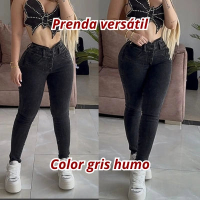 Jeans Gris Humo Strech