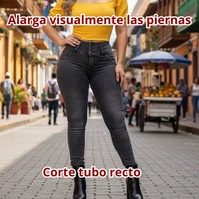 MoldeFit Pretina Larga Smoke